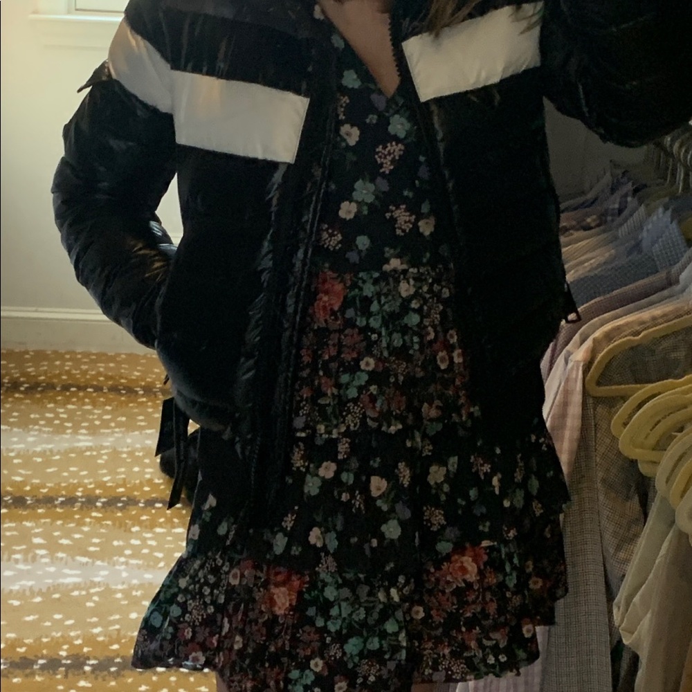 LoveShackFancy black long sleeve dress
